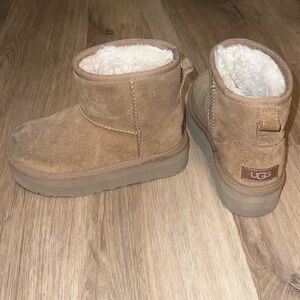 UGG boots with platform